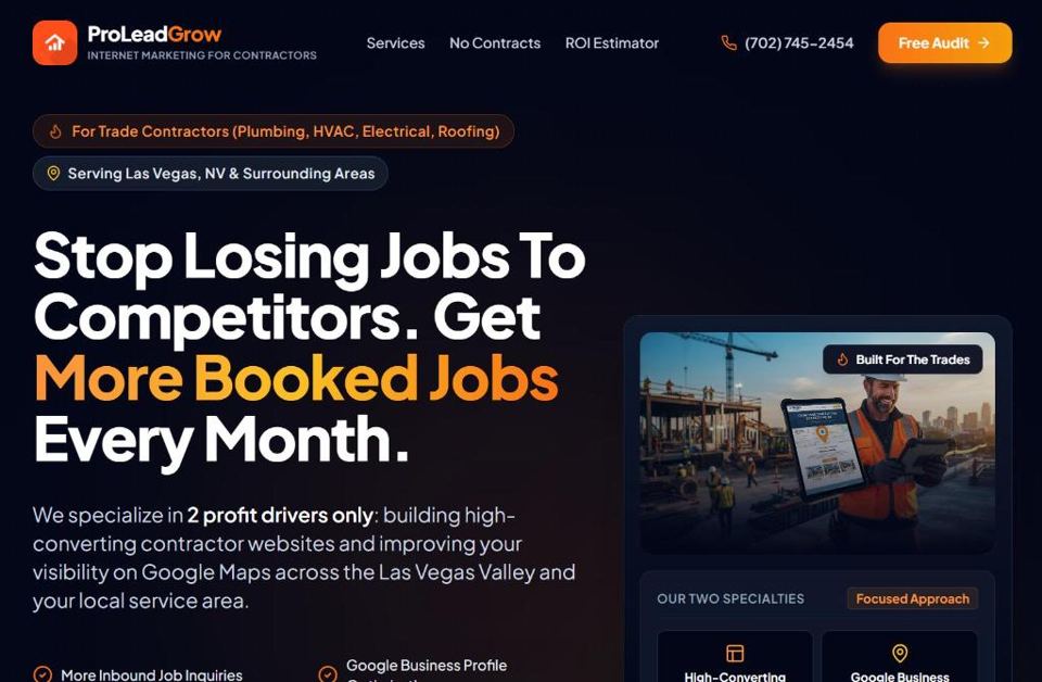 ProLeadGrow homepage